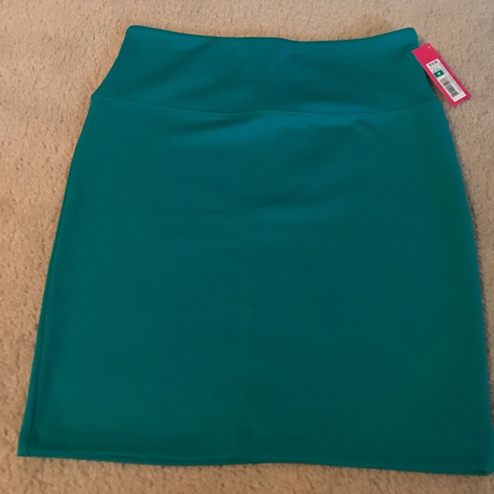 Xhilaration Emerald Knit Pencil Skirt